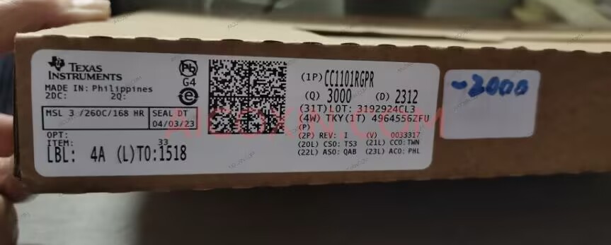 CC1101RGPR TI Low Power Sub-1GHz RF Transceiver 20-VQFN