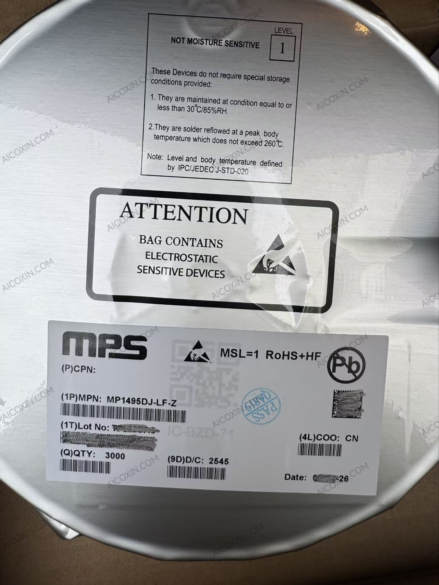 MPS MP1495DJ-LF-Z 16V 3A 500kHz Synchronous Buck DC/DC Converter TSOT-23-8