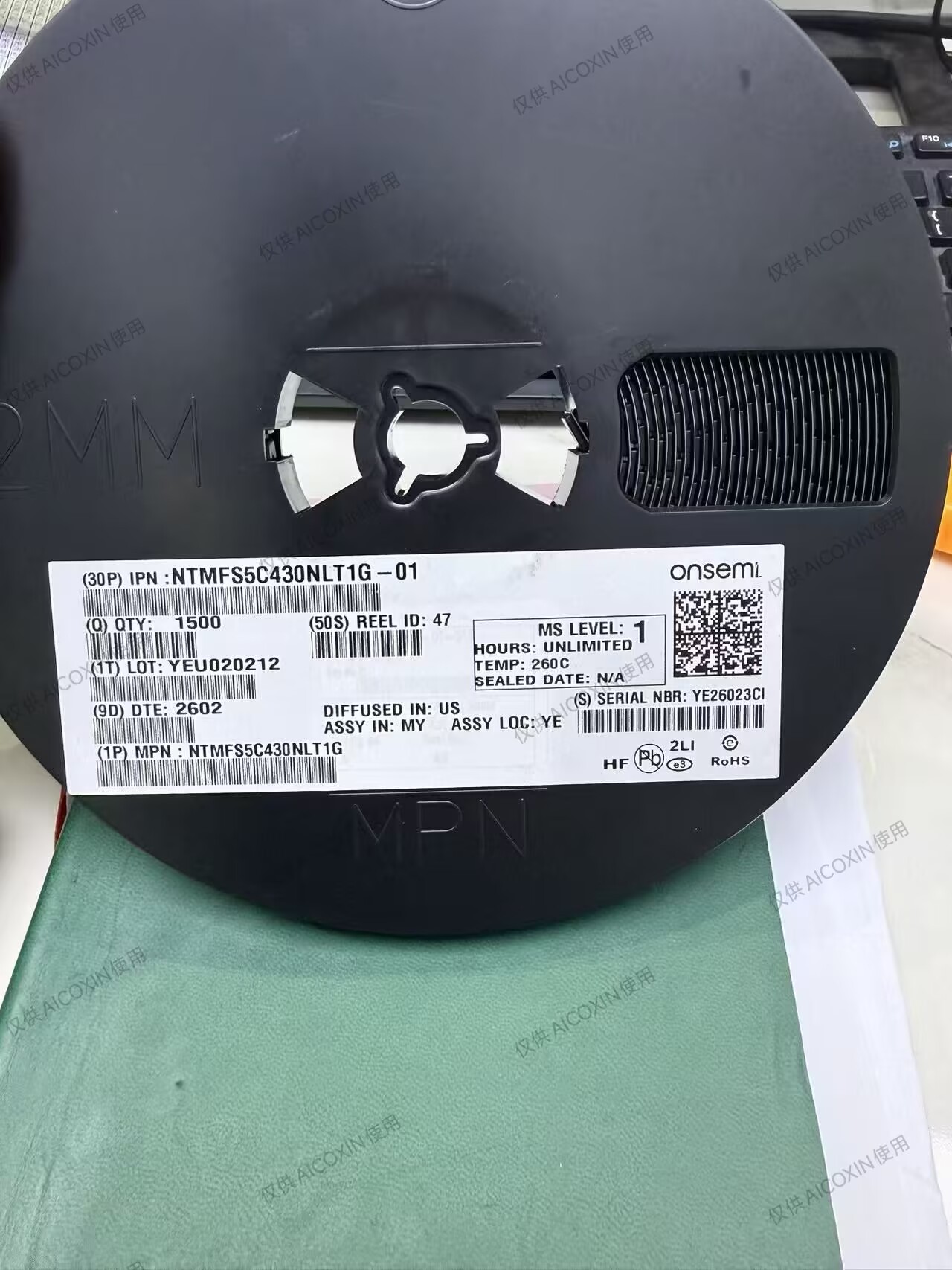 onsemi NTMFS5C430NLT1G-01 40V 200A N-Channel Power MOSFET SO-8FL