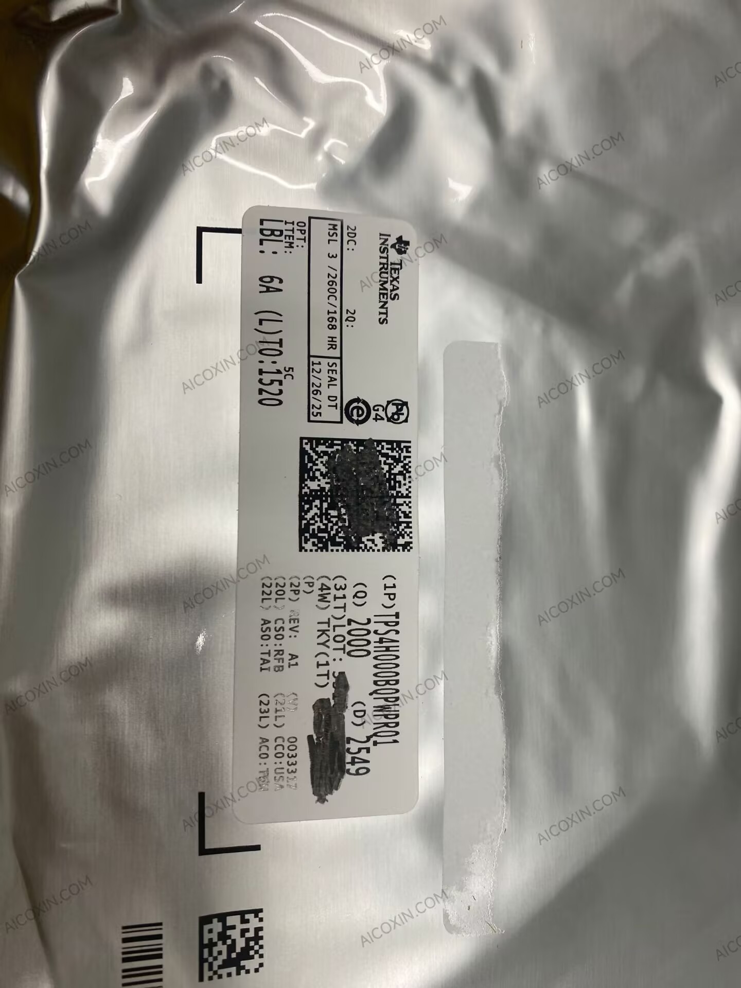 TI TPS4H000BQPWPRQ1 40V Quad Automotive Smart High-Side Switch HTSSOP-20