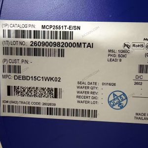 Microchip MCP2551T-E/SN 1Mbps High-Speed CAN Transceiver SOIC-8