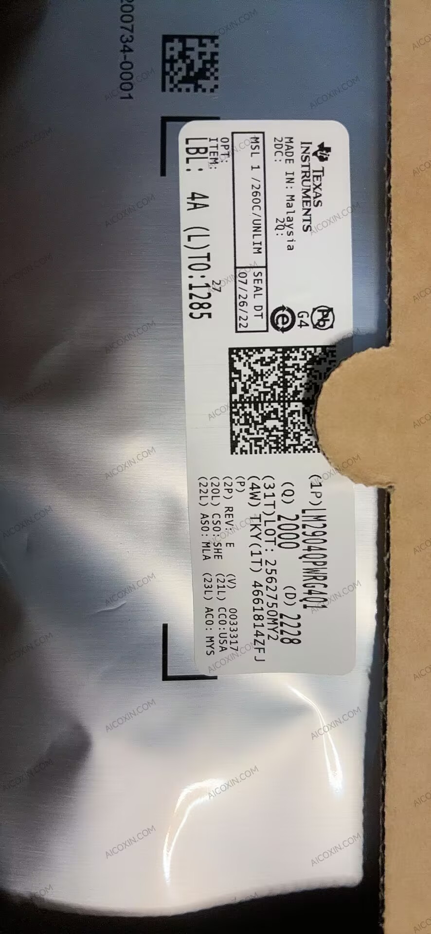TI LM2904QPWRG4Q1 Automotive Dual 26V 700kHz Operational Amplifier TSSOP-8