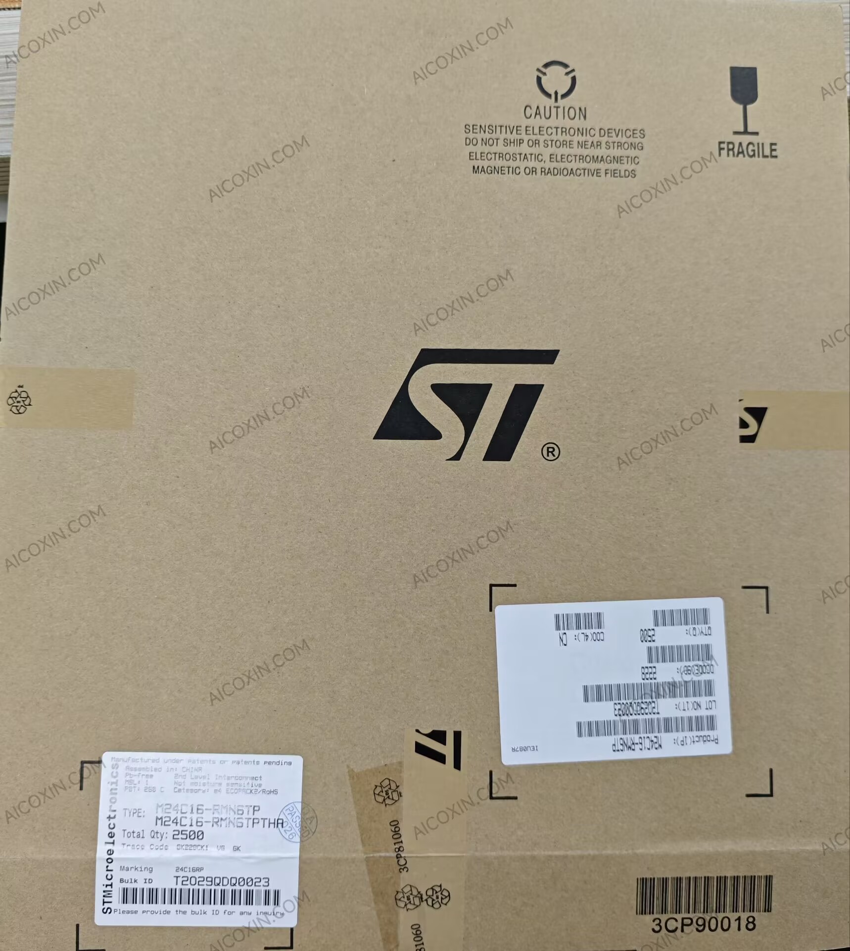 M24C16-RMN6TP ST 16-Kbit I²C Serial EEPROM SO8 Industrial Grade - 图片 2