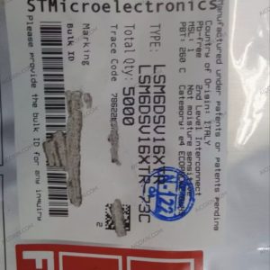 LSM6DSV16XTR ST 6-Axis Smart IMU with Embedded AI, Sensor Fusion and Qvar LGA-14