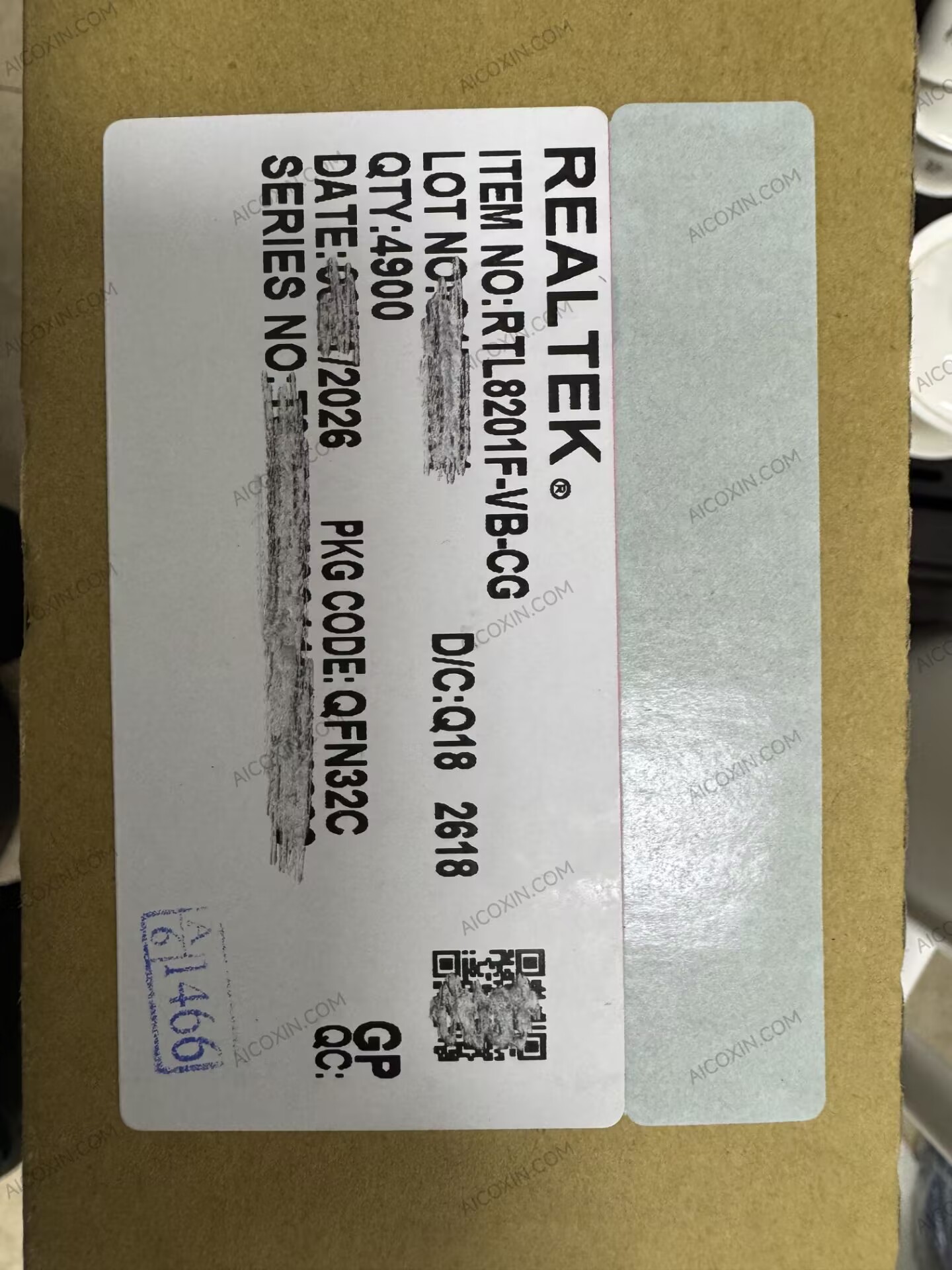 Realtek RTL8201F-VB-CG 10/100Mbps Fast Ethernet PHY Transceiver MII/RMII QFN-32
