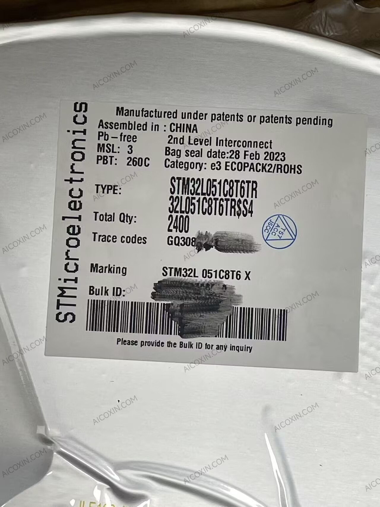 STM32L051C8T6TR ST Cortex-M0+ Low Power MCU 64KB Flash
