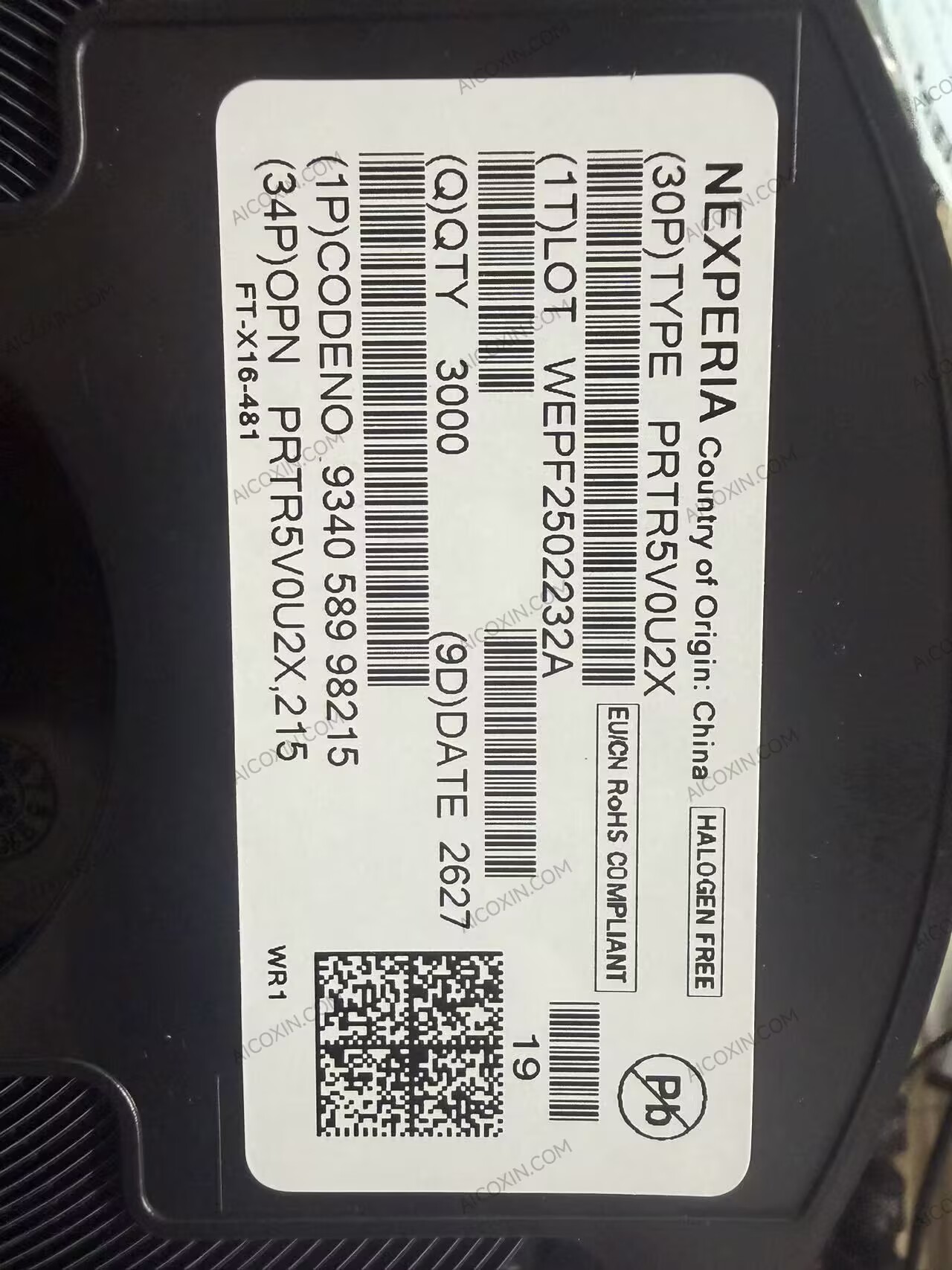 Nexperia PRTR5V0U2X 5.5V Dual-Line ESD Protector SOT143B