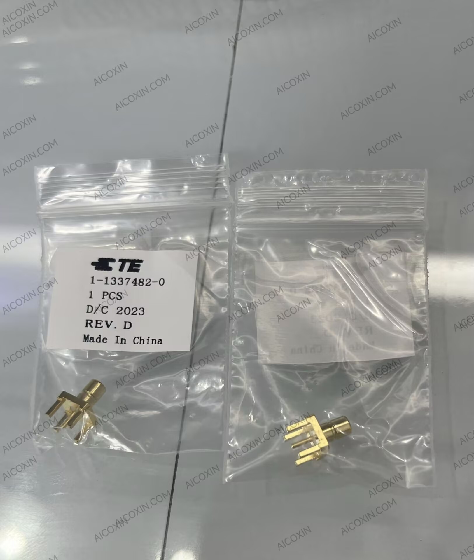 1-1337482-0 TE Connectivity SMB 50 Ohm RF PCB Jack Connector