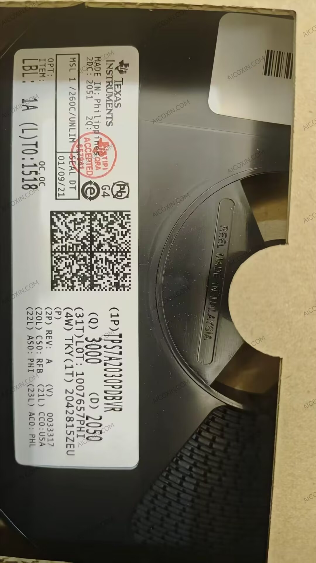 TI TPS7A2030PDBVR 3.0V 300mA Ultra-Low-Noise High-PSRR LDO SOT-23-5 - Image 3