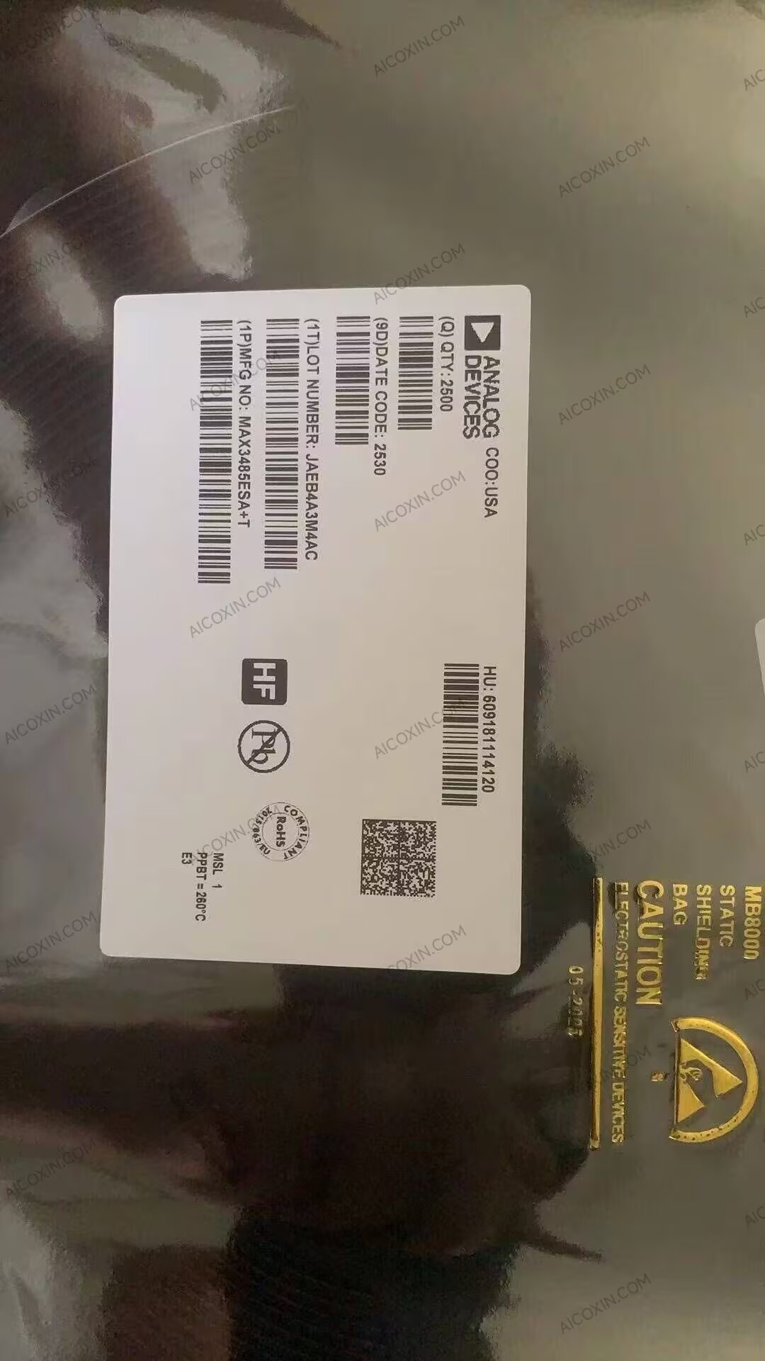 MAX3485ESA+T ADI 3.3V RS-485 RS-422 Transceiver SOIC-8