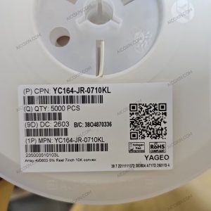 YC164-JR-0710KL YAGEO 10kΩ ±5% 4-Resistor Isolated Thick Film Array 1206