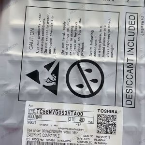 KIOXIA TC58NVG0S3HTA00 1Gbit 3.3V SLC Parallel NAND Flash Memory TSOP-48