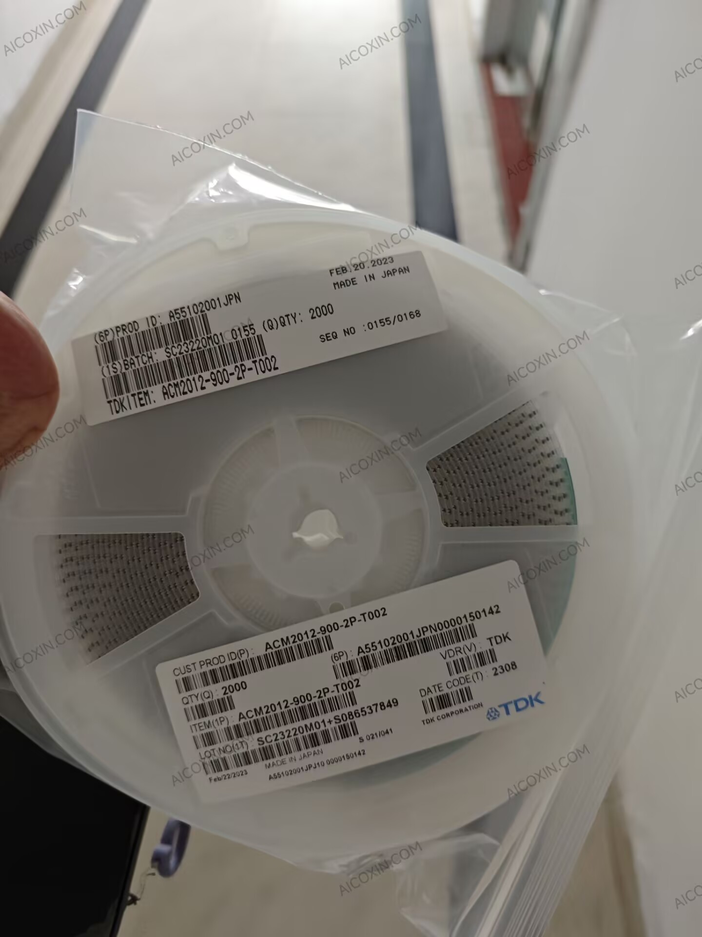 TDK ACM2012-900-2P-T002 90Ω 400mA 2-Line SMD Common Mode Filter