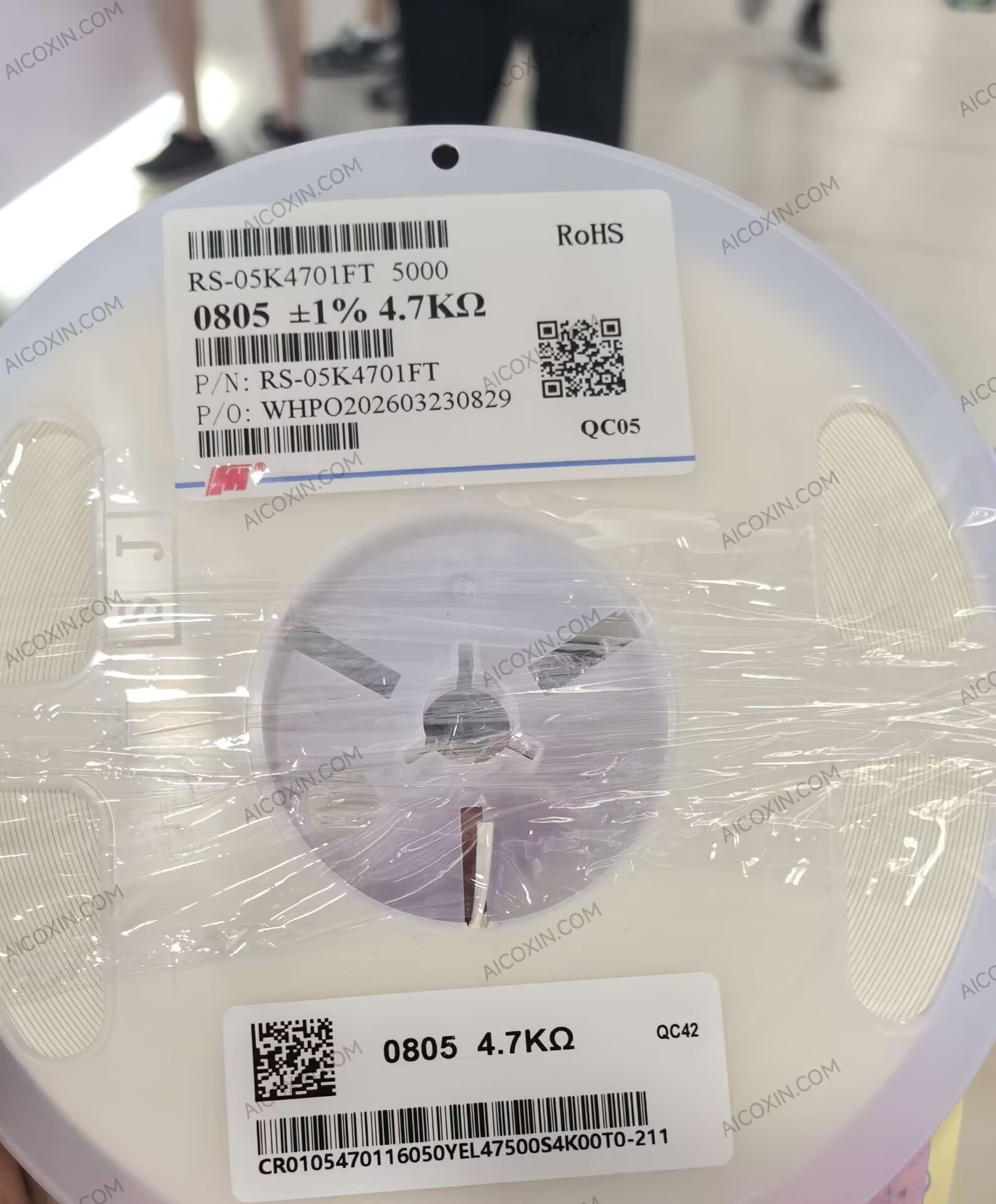 Fenghua RS-05K4701FT 4.7kΩ ±1% 1/8W 0805 Thick Film Chip Resistor
