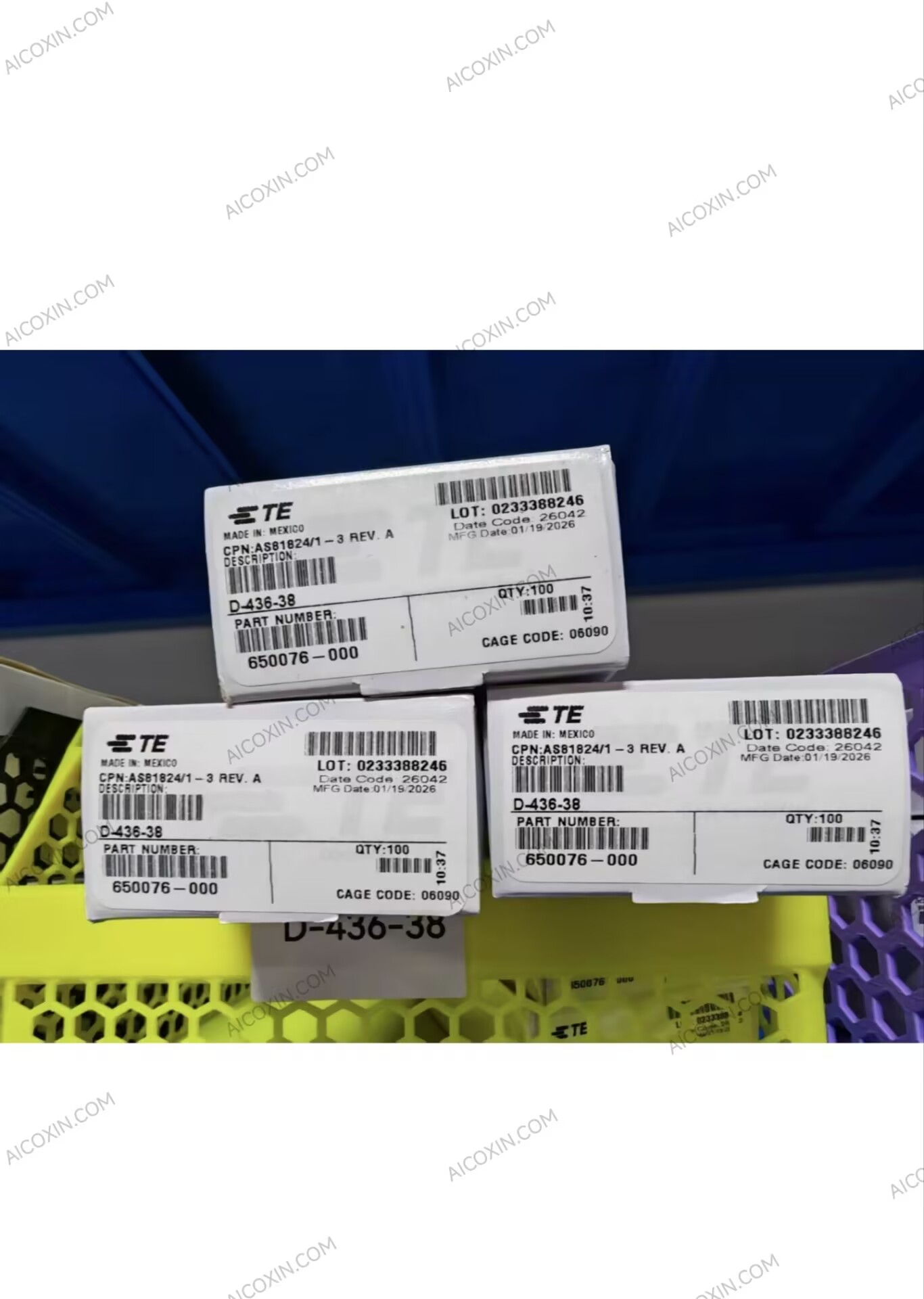 TE Connectivity Raychem 650076-000 D-436-38 Sealed Inline Crimp Splice Kit 12-16 AWG