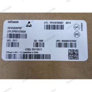 Infineon IRF9530NPBF P-Channel Power MOSFET, 100V, 14A, TO-220
