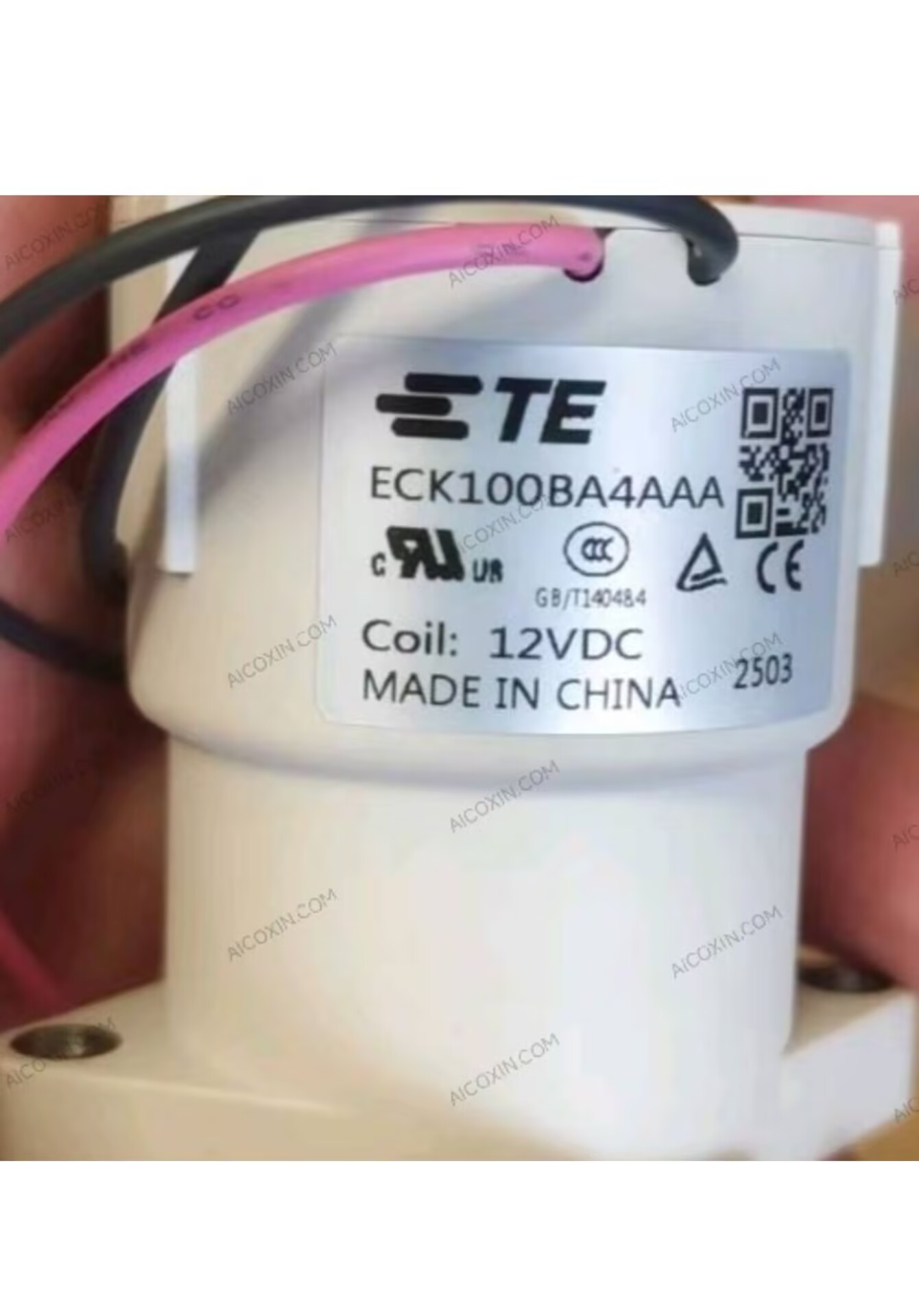 TE Connectivity 2071583-4 ECK100B 100A 1000VDC 12V Coil High Voltage DC Contactor - Image 2