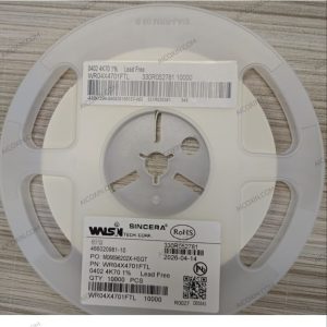 WR04X4701FTL Walsin 4.7kΩ 1% 0402 Thick Film Chip Resistor