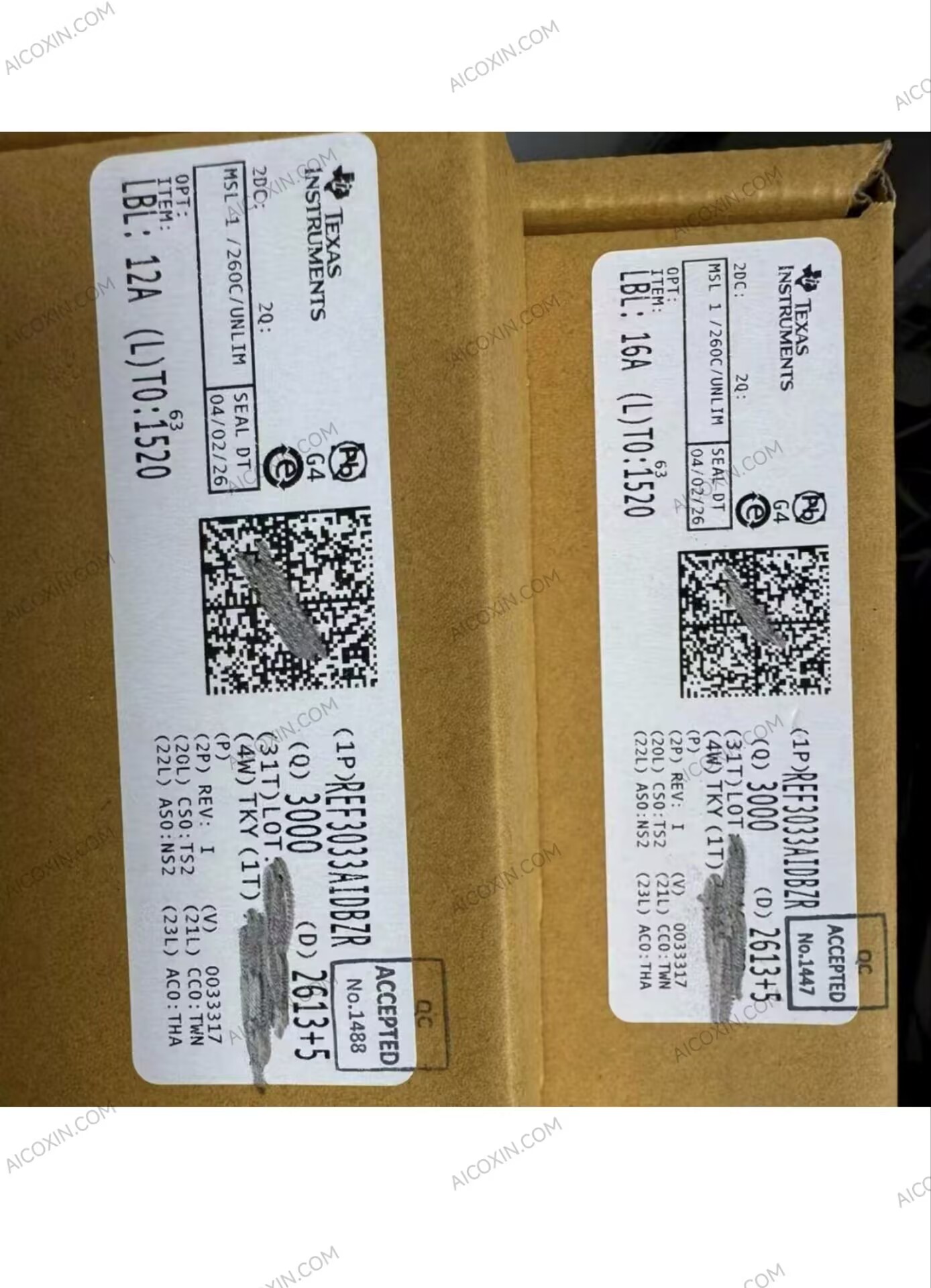 REF3033AIDBZR TI 3.3V Precision Voltage Reference IC SOT-23 - Image 2