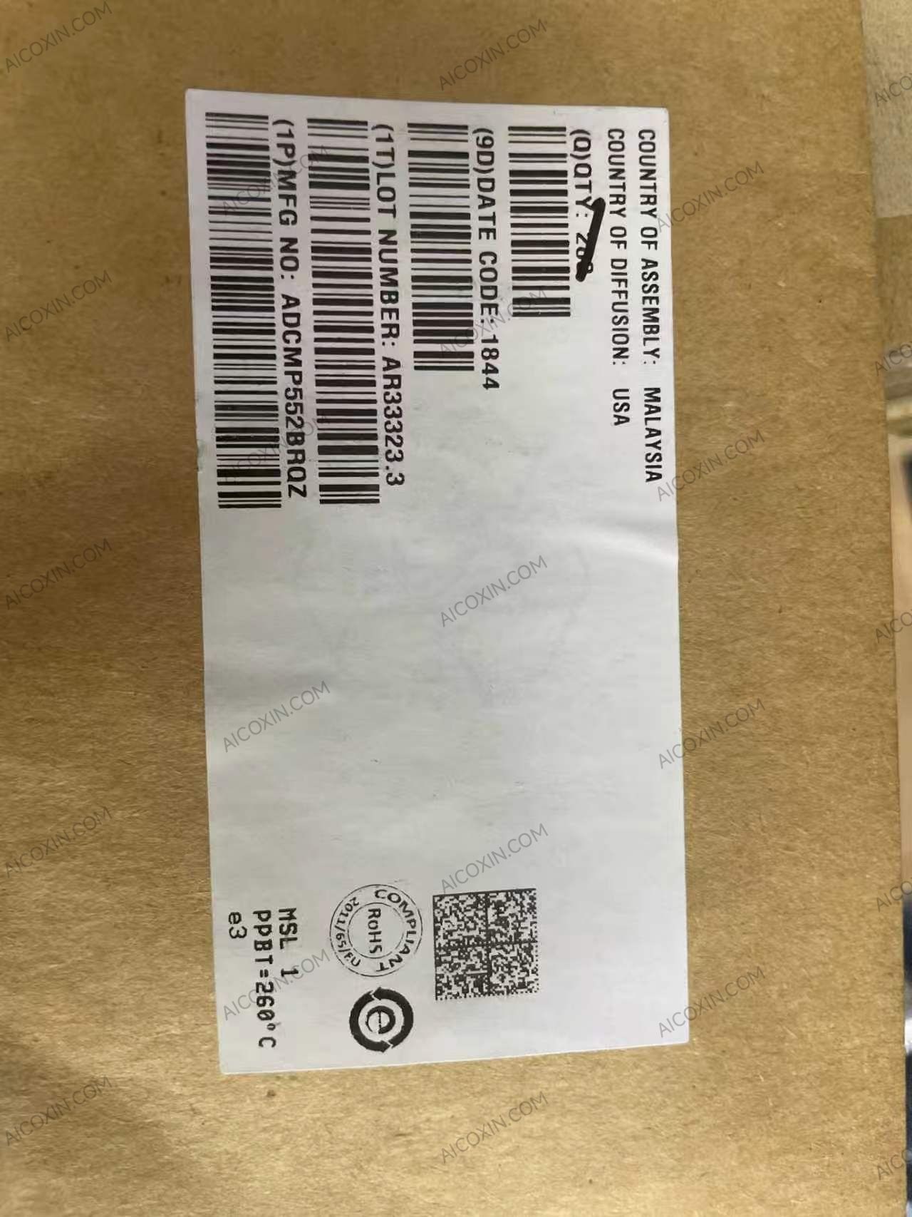 ADCMP552BRQZ ADI High-Speed PECL Comparator